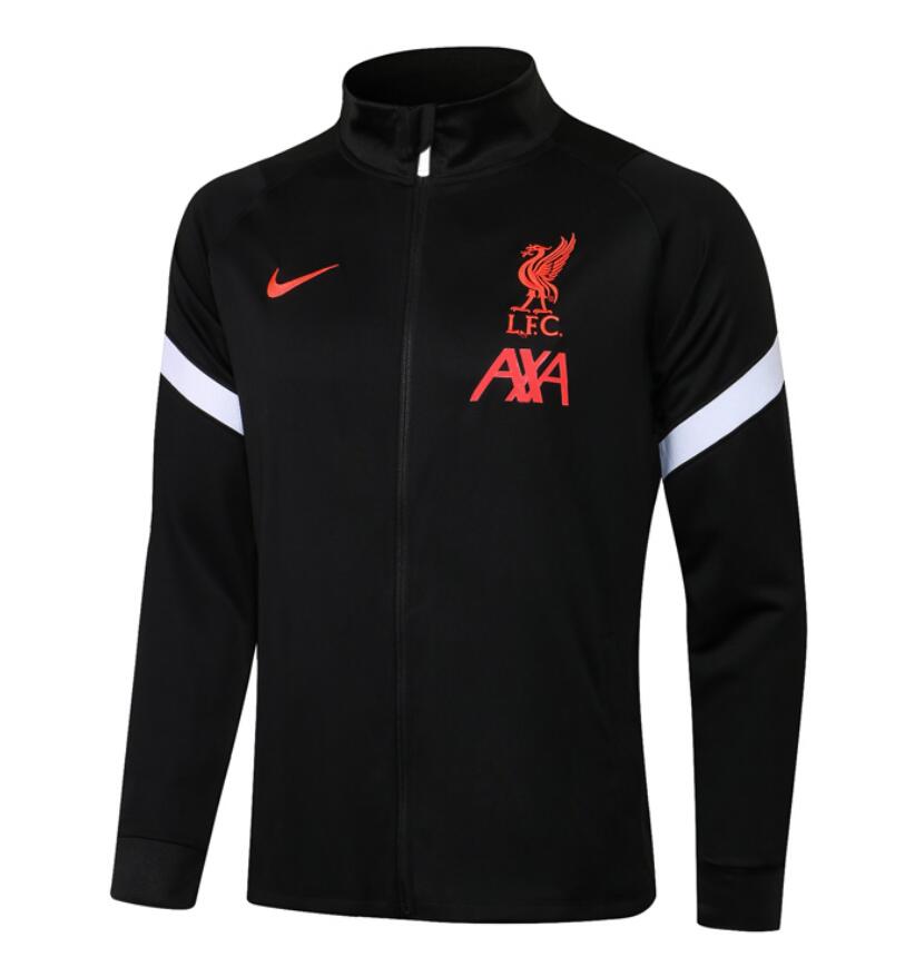 2021/22 Liverpool Black White Training Jacket